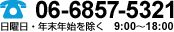 電話：06-6857-5321